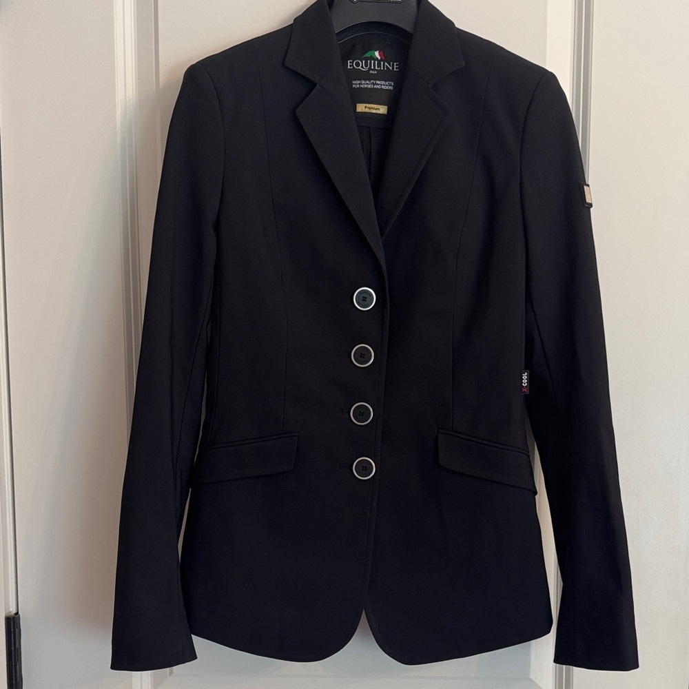 Equiline Gait Women’s Riding Blazer. Black. Size 38. Excellent condition.